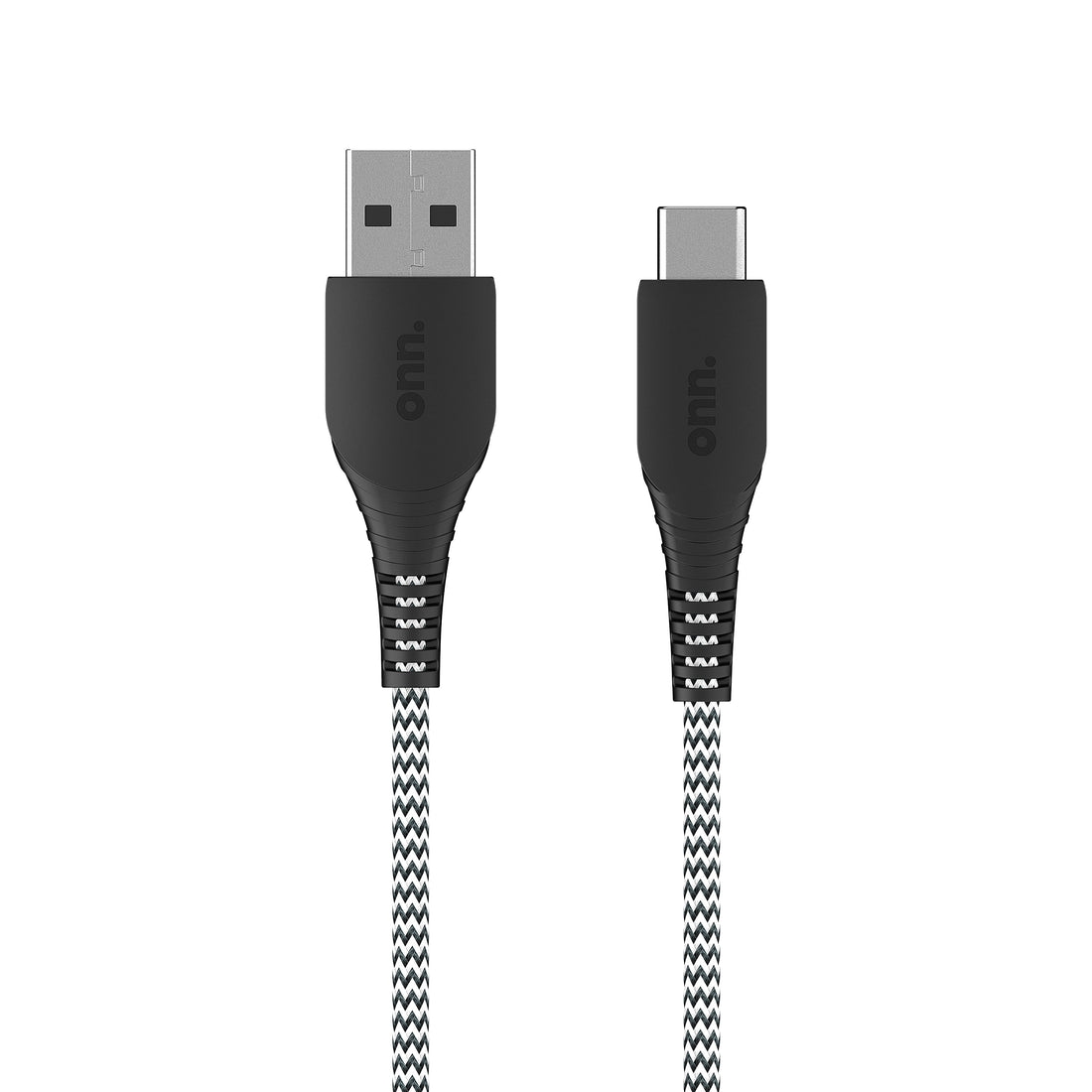 6Ft USB-C to USB-A Braided Charging Cable | USB-IF Certified | Durable Black Nylon | Compatible with iPhone 16/15 Series, Samsung Galaxy, Pixel, iPad Pro &amp; More