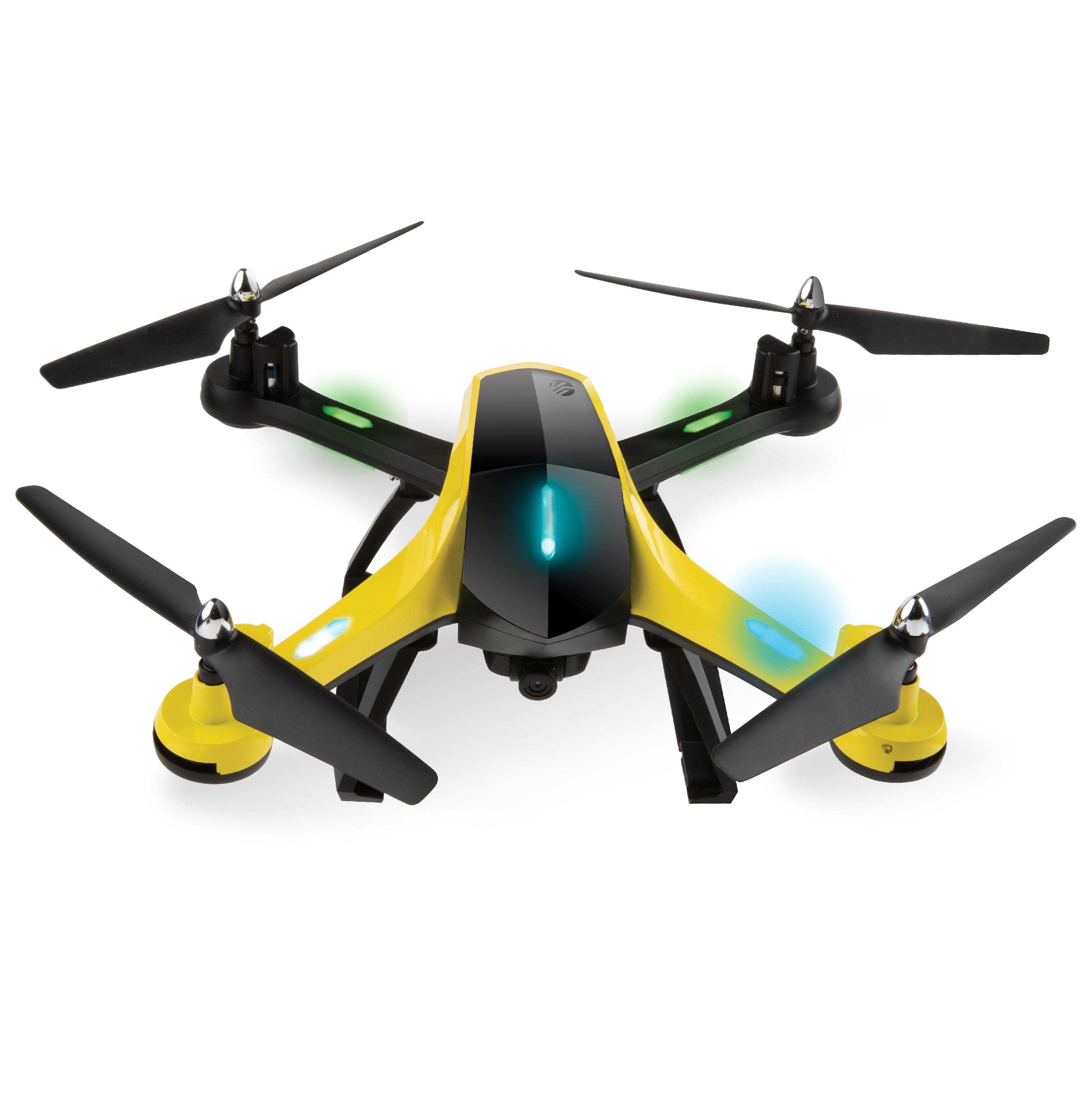 VTI Skytracker GPS Aerial Camera Drone – 1000Ft Range, Live Streaming, Black &amp; Yellow (12&quot; x 5&quot; x 11.5&quot;)