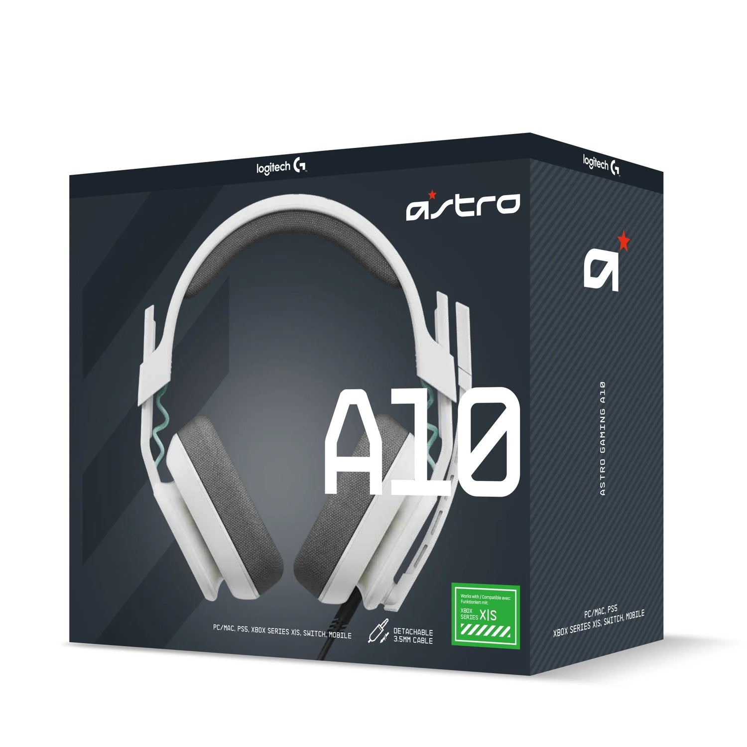ASTRO A10 Gaming Gen 2 Wired Headset – White