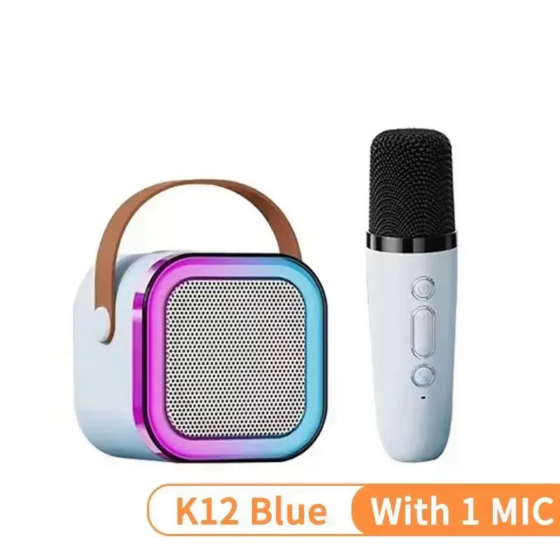 K12 PartyPro Wireless Karaoke Speaker – Dual Mics, RGB Lights &amp; Powerful Sound for Nonstop Fun