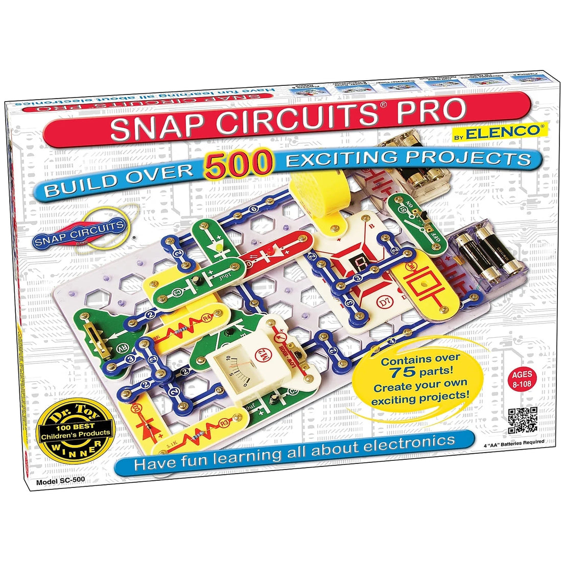 ® Pro SC500 Electronic Science Kit – 500-in-1 STEM Projects Educational Toy for Kids Ages 8+