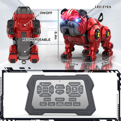Lterfear Robot Dog for Kids – Remote Control, Rechargeable, Programmable Interactive Robot Pet Toy