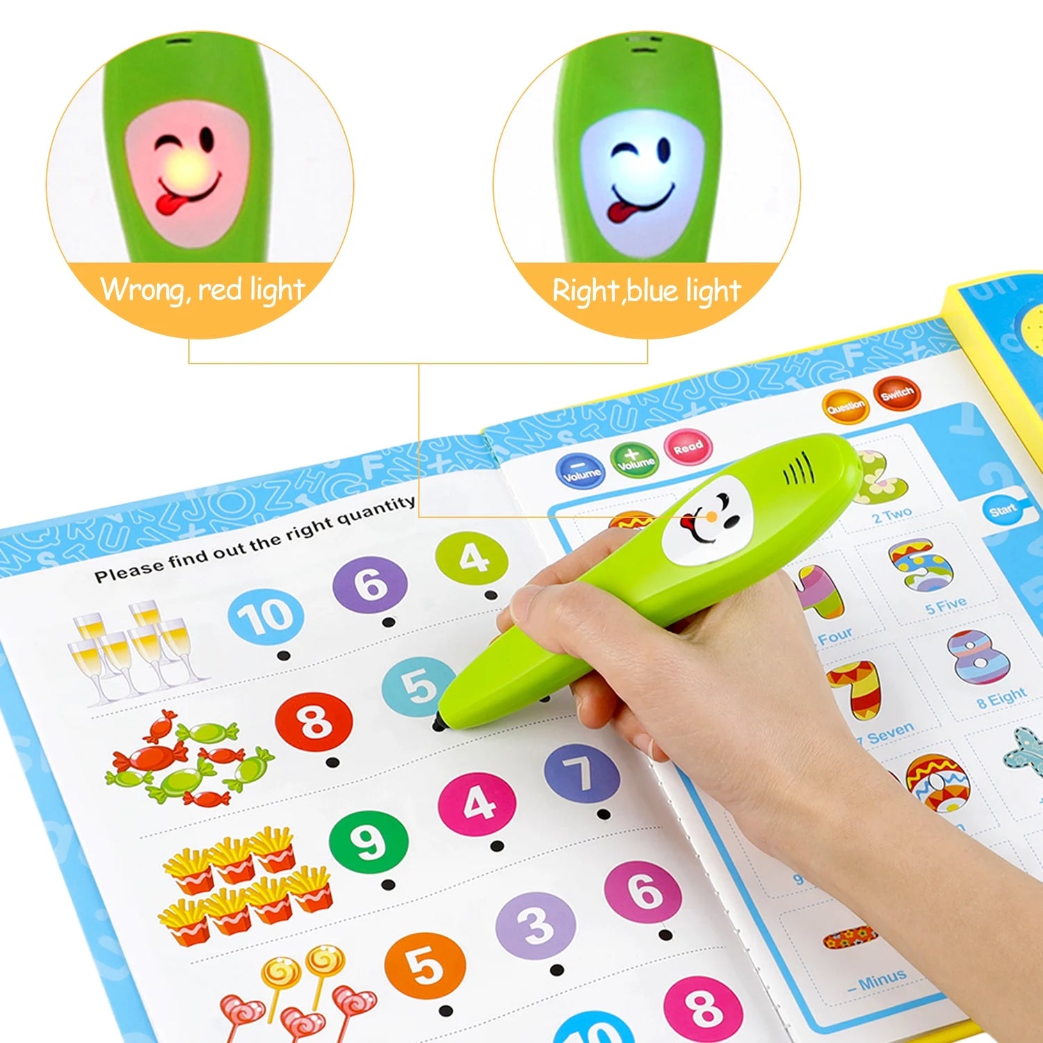 Educational Electronic Learning Book for Kids – Interactive Read &amp; Write Toy for Ages 2–6, Early Learning &amp; Writing Skills