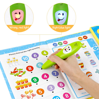 Educational Electronic Learning Book for Kids – Interactive Read &amp; Write Toy for Ages 2–6, Early Learning &amp; Writing Skills