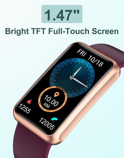 Fitness Tracker (Purple) – No Bluetooth, No App, No Phone Needed!