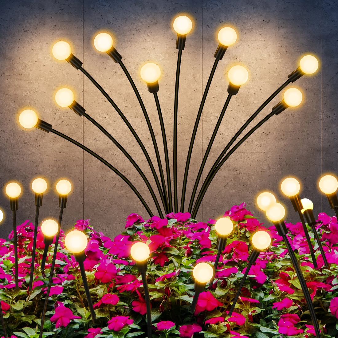 🌟 Upgraded 4-Pack Solar Firefly Lights  Dancing Garden Lights – Magical Glow for Any Outdoor Space