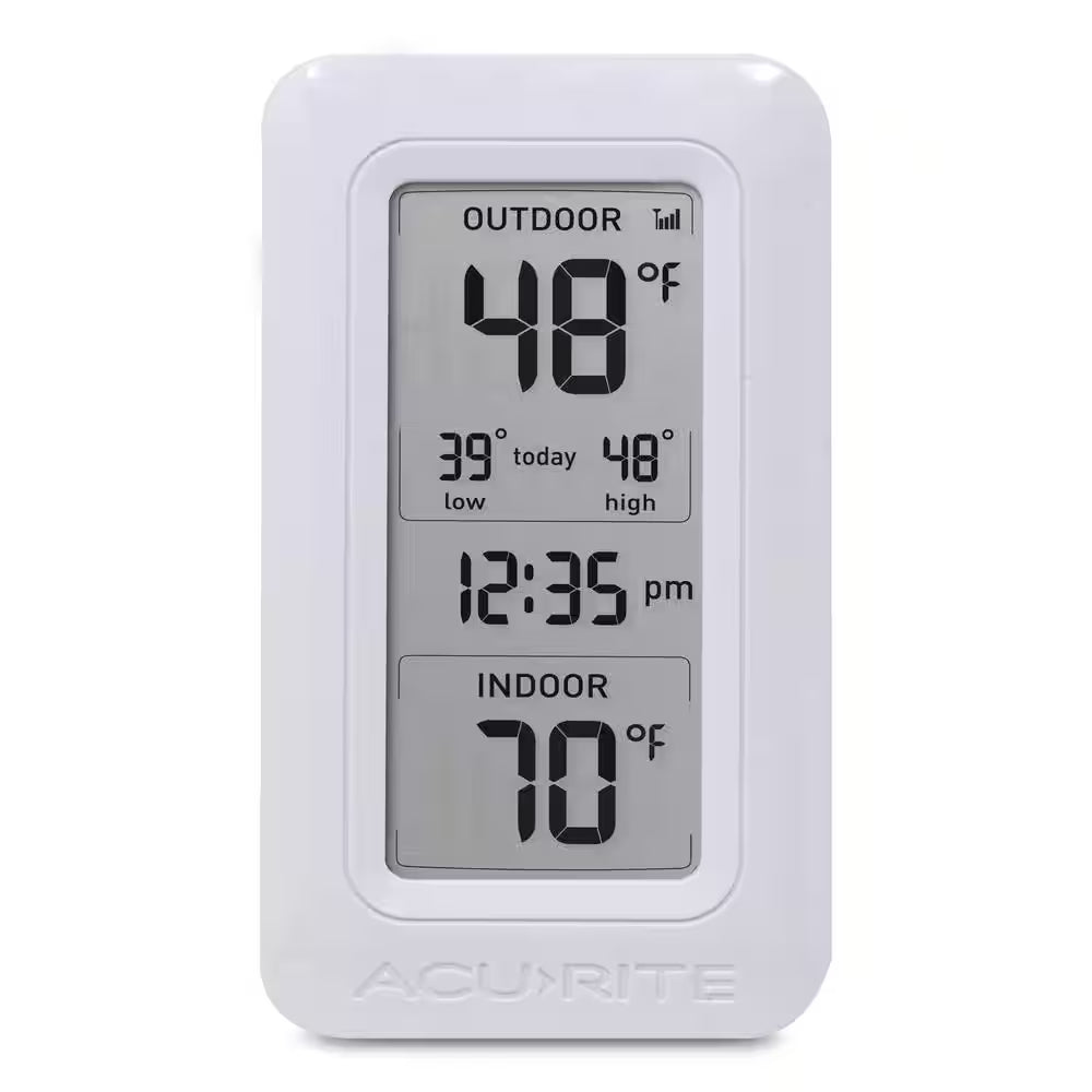 Wireless Digital Weather Thermometer – Accurate Indoor &amp; Outdoor Temperature &amp; Humidity Monitoring