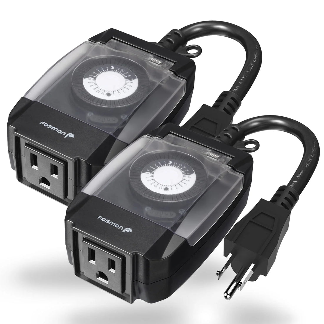 [ETL Listed] 2 Pack 24 Hour Mechanical Outdoor Timer