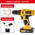 Electric Hand Drill & Hammer Drill — Rechargeable Lithium Battery Powered Handgun Drill