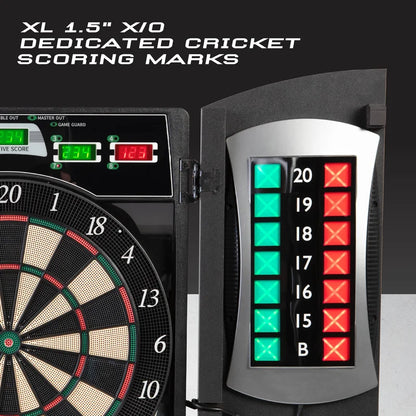 Cricket Maxx 4.0 Electronic Dartboard Set – Digital Dart Game for Home &amp; Office