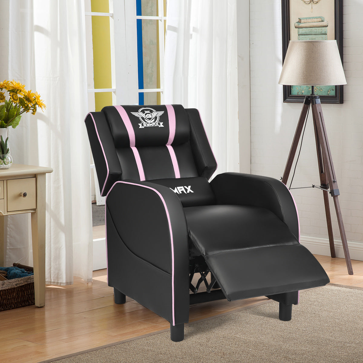 Massage Gaming Recliner Chair with Side Pockets – Ergonomic Comfort for Gamers &amp; Relaxation