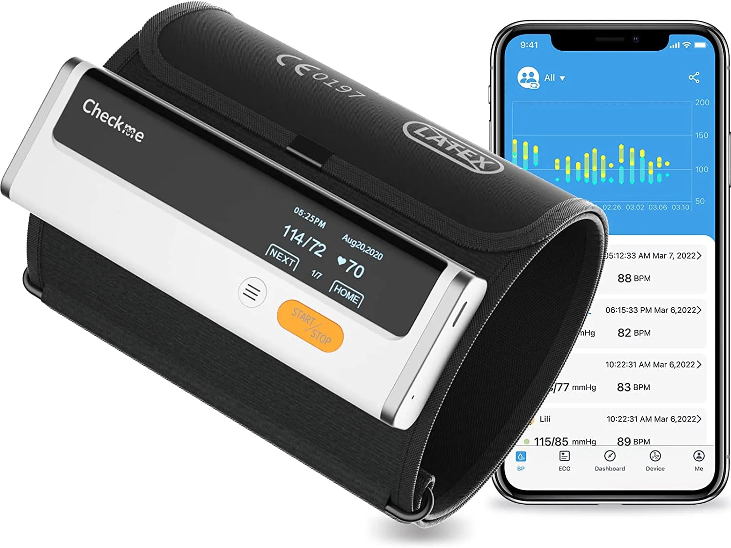 BP2 AI ECG/EKG – 2-in-1 Wireless Blood Pressure Monitor with 30-Second Fast Check
