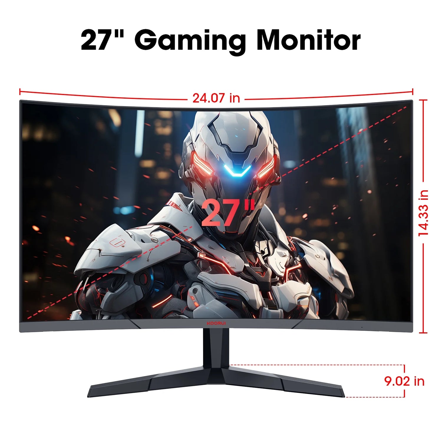 27&quot; Curved Gaming Monitor – 180Hz FHD Display, 100% sRGB, Adaptive-Sync, Model 27E6CA