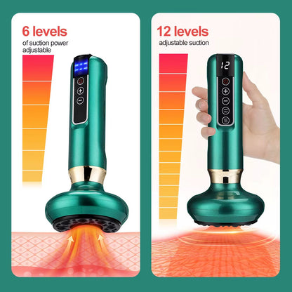 SculptEase™ Magnetic Cupping Massager – Rechargeable Body Scraping &amp; Cellulite Removal Therapy Tool