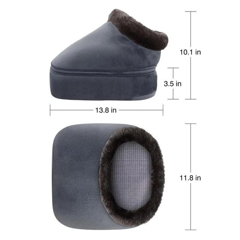 Kneading Shiatsu Foot &amp; Back Massager with Heat, Feet Warmer Machine Gift for Family