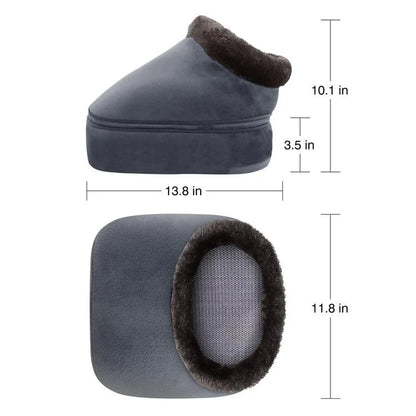 Kneading Shiatsu Foot &amp; Back Massager with Heat, Feet Warmer Machine Gift for Family