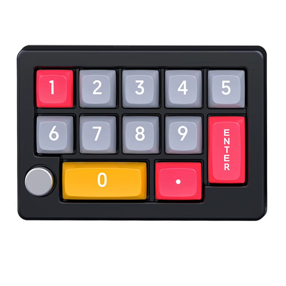 🎮 13-Key Wired Programmable Mechanical Gaming Keyboard – Fully Hot-Swappable Macro Keypad for Custom Setups