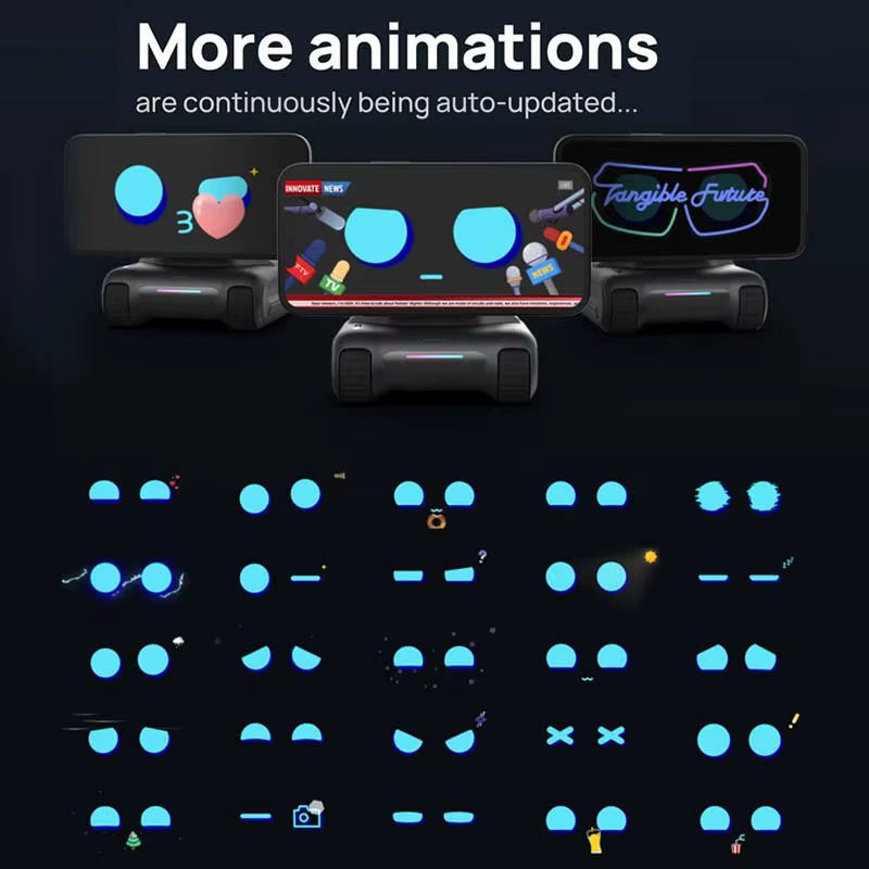 LOOI Robot Smartphone AI Learning Assistant – Mini Smart Robot with Voice Dialogue, Inspired by ChatGPT!