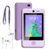 2.8" Kids Phone Learning Toy – Dual Camera, Habit Tracker, Games & Alphabet Educational Gift for Toddlers Ages 3-7 (Purple)