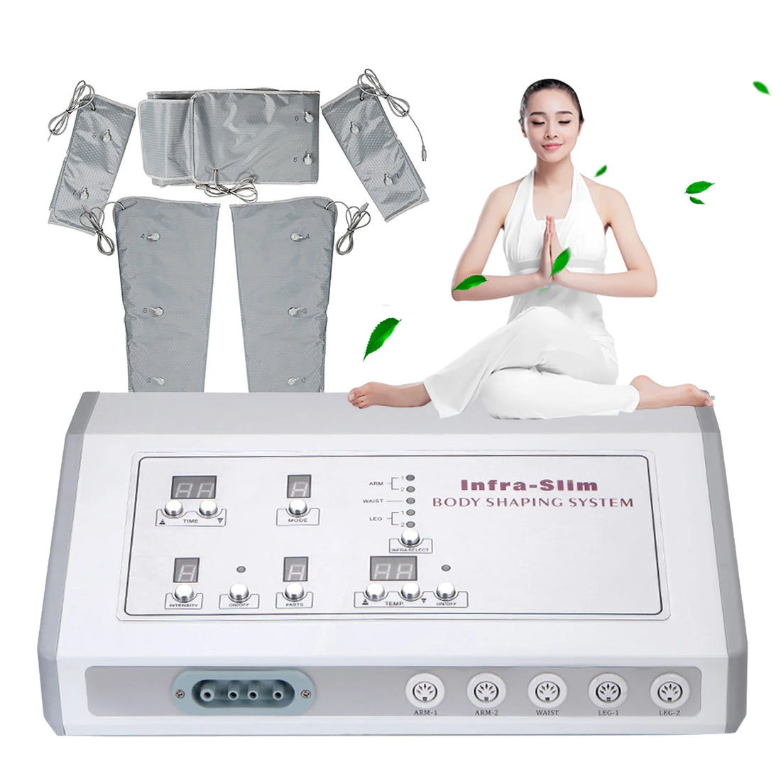 Far-Infrared Ray Heating Air Pressure Slimming Suit Pressotherapy Body Contouring Weight Loss SPA Machine