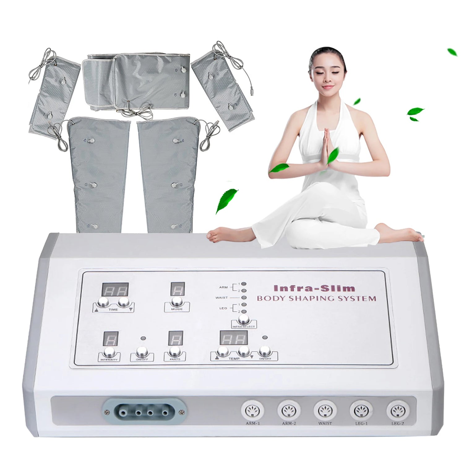 Far-Infrared Ray Heating Air Pressure Slimming Suit Pressotherapy Body Contouring Weight Loss SPA Machine