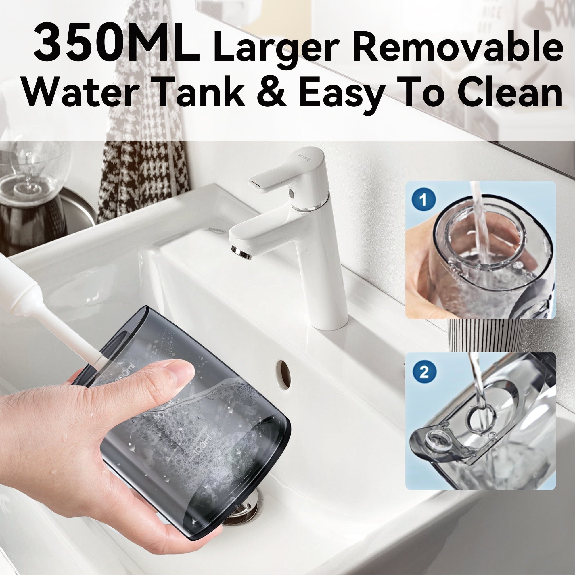Visual Cordless Water Flosser with 1080P Camera – Next-Level Teeth Cleaning