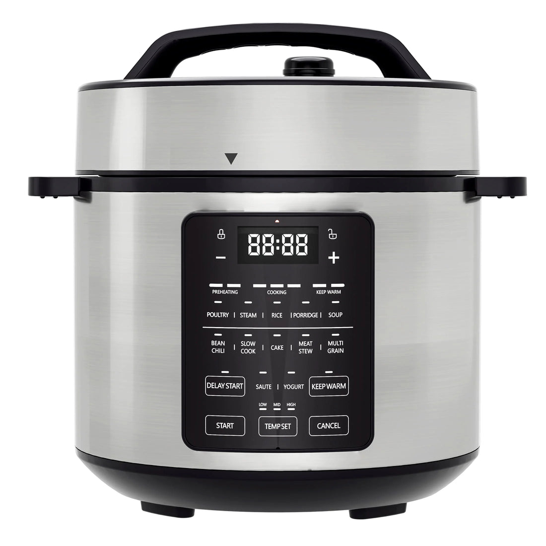 Instant Cooker 6 Quart 7-in-1 Electric Pressure Cooker – Multi-Function Stainless Steel Pot for Fast, Easy Meals