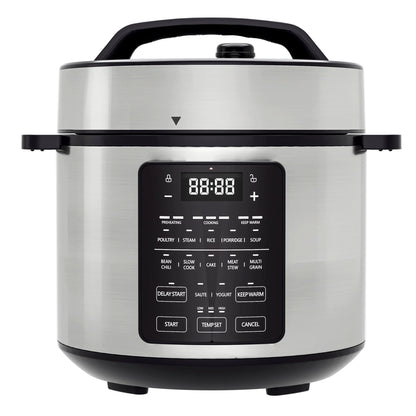Instant Cooker 6 Quart 7-in-1 Electric Pressure Cooker – Multi-Function Stainless Steel Pot for Fast, Easy Meals