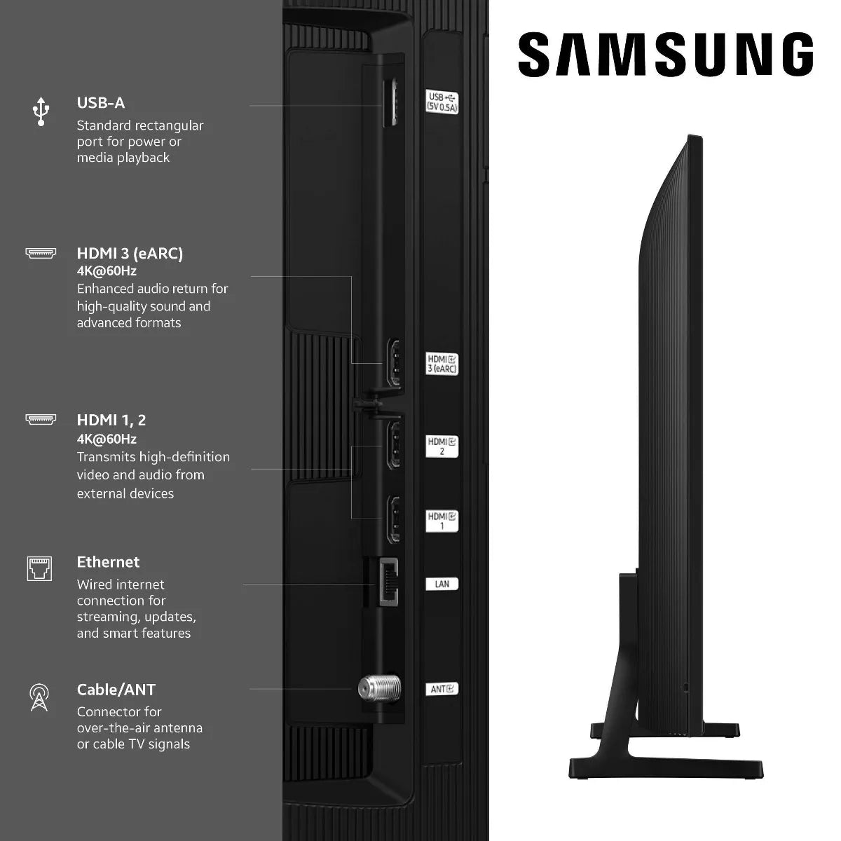 Samsung Class QLED Q7F 4K Smart TV with Samsung Vision AI