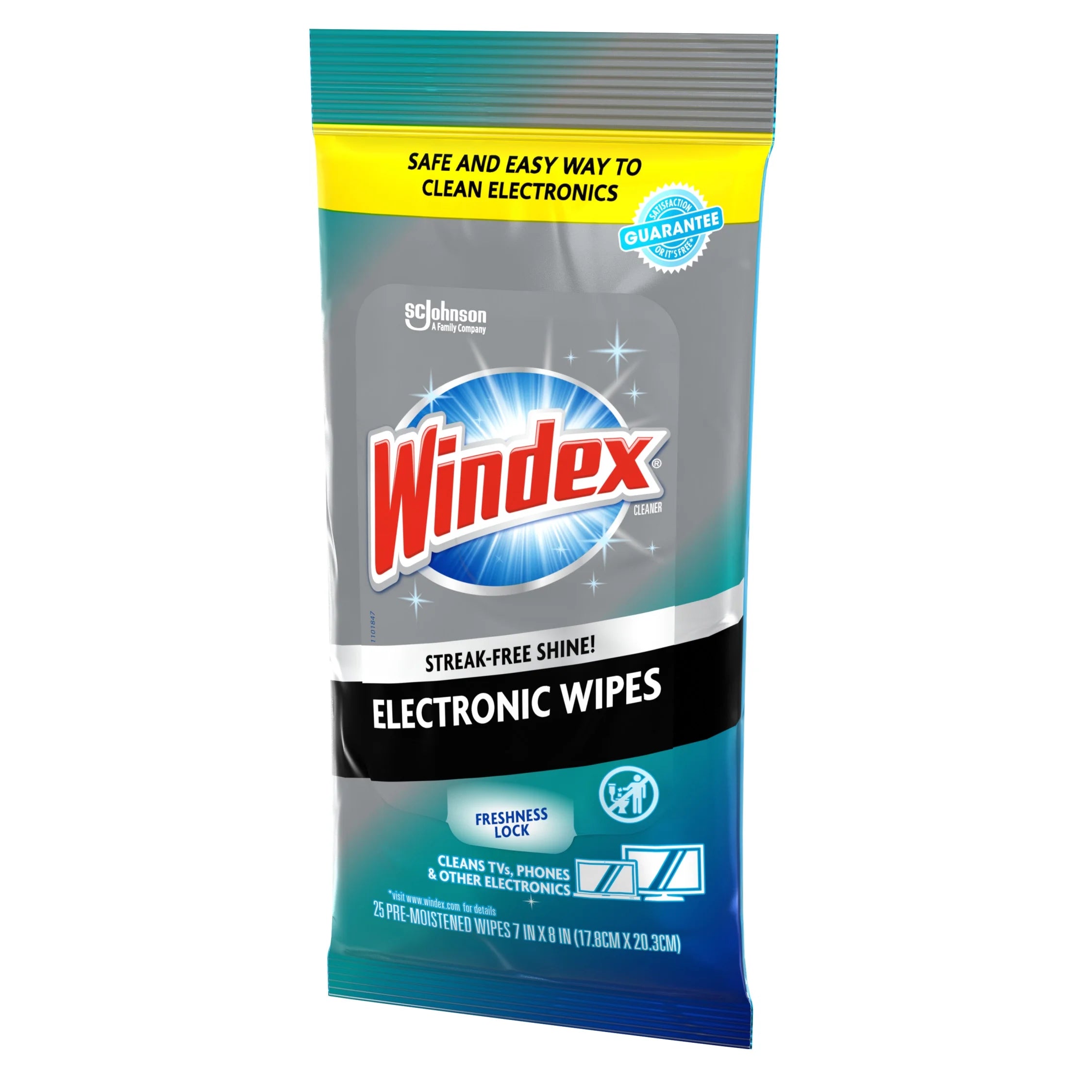 Ele Countronics Pre-Moistened Electronics Wipes – 25 Count, Streak-Free Shine for Screens &amp; Devices
