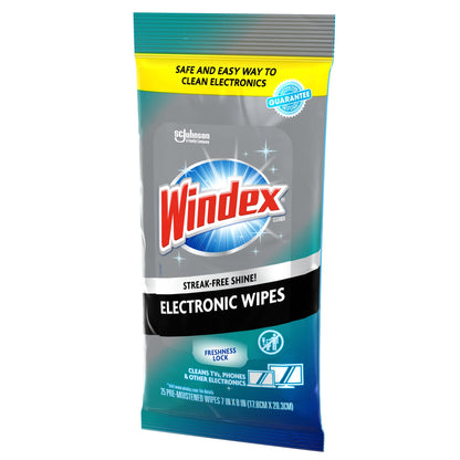 Ele Countronics Pre-Moistened Electronics Wipes – 25 Count, Streak-Free Shine for Screens &amp; Devices