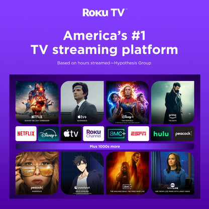 43” Class 4K UHD (2160P) LED Roku Smart TV with HDR – Model 100012584