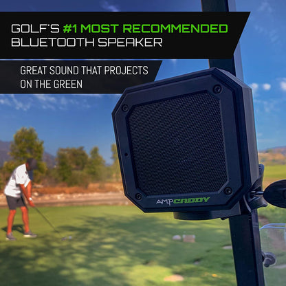 Golf Bluetooth Speaker with Mount – V3 Pro 15W Speaker with Loud Stereo Sound, Bass Boost, Long Battery Life &amp; Extended Bluetooth Range