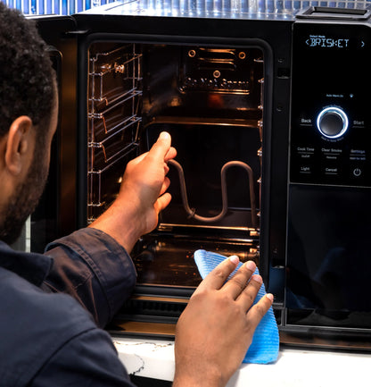 Profile Wood Pellet Food Smoker – Active Smoke Filtration &amp; Precision Smoke Control for Clean, Flavorful Cooking