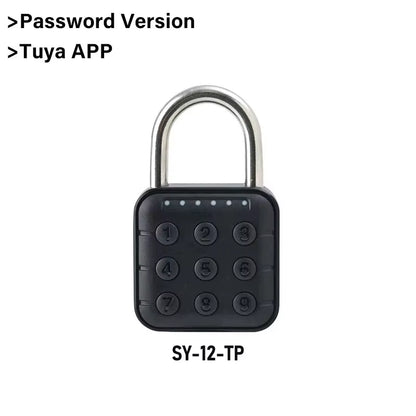 Tuya Bluetooth Fingerprint Padlock – Smart Electronic Lock with App Control, Temporary Passwords, IP67 Waterproof