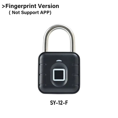 Tuya Bluetooth Fingerprint Padlock – Smart Electronic Lock with App Control, Temporary Passwords, IP67 Waterproof