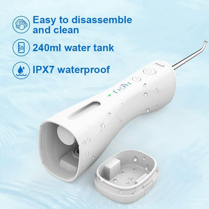 💧 Cordless Water Dental Flosser – 6 Modes, 300ML Water Tank, 4 Jet Tips | Powerful Oral Irrigator for Teeth Cleaning, Braces, and Gum Care