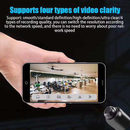 StealthGuard X5 Mini: Smart WiFi Camera with Sound Detection &amp; App Control