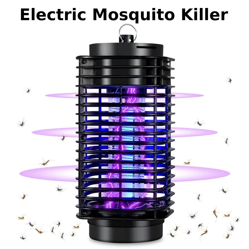 4000V Electric Mosquito Killer Zapper – LED Light Insect Trap Lamp for Flies, Bugs, and Pest Control Indoors &amp; Outdoors