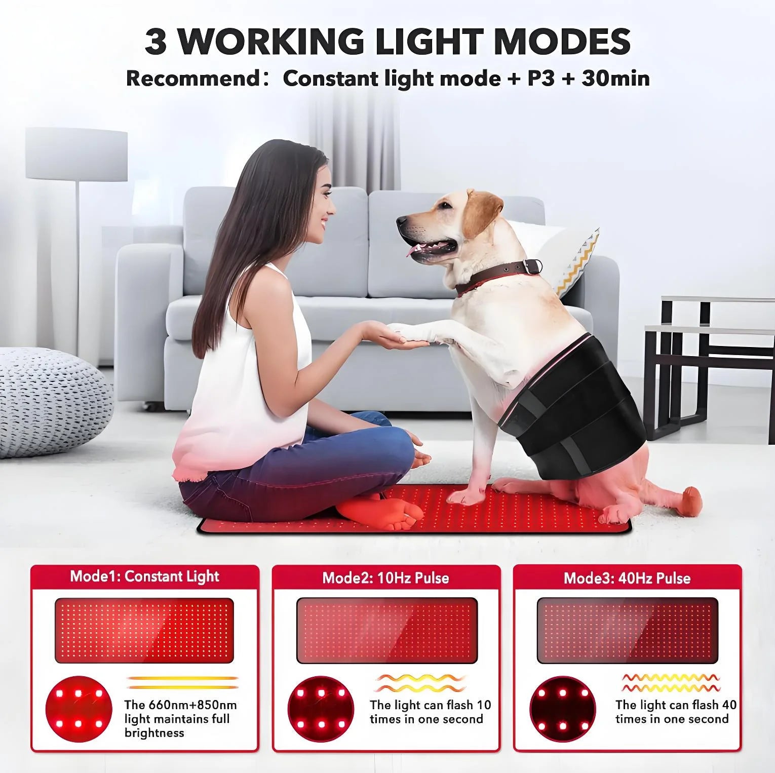 Red Light Therapy Mat – 1080 LEDs Full Body Infrared Pad (31.5&quot; x 11.8&quot;) for Pain Relief, Muscle Recovery &amp; Better Sleep  🛏️ Product Descri