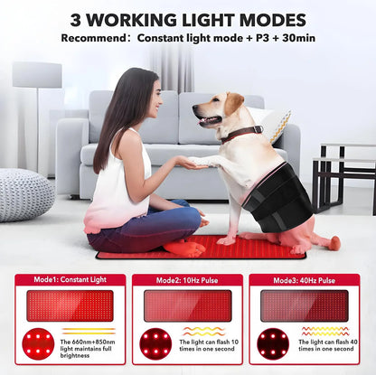 Red Light Therapy Mat – 1080 LEDs Full Body Infrared Pad (31.5&quot; x 11.8&quot;) for Pain Relief, Muscle Recovery &amp; Better Sleep  🛏️ Product Descri