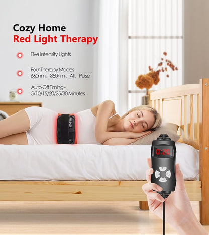 Red Light Therapy Belt for Body Pain Relief