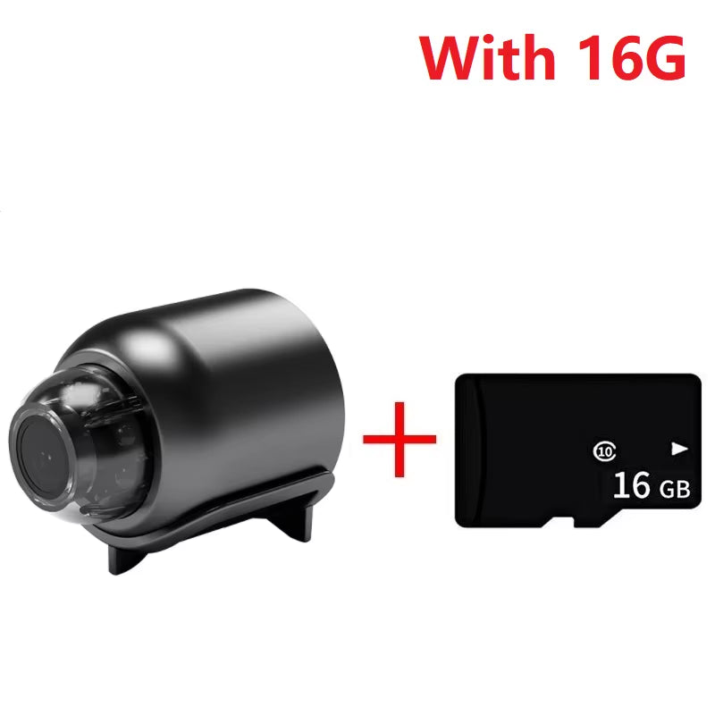 StealthGuard X5 Mini: Smart WiFi Camera with Sound Detection &amp; App Control