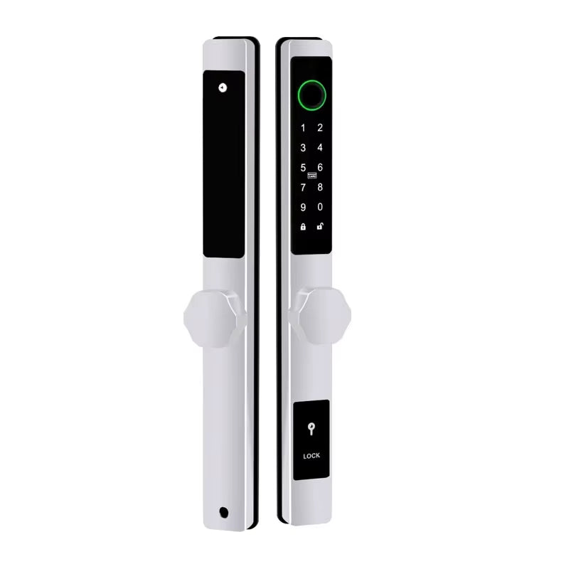 Waterproof Smart Lock for Sliding Doors – Fingerprint, Password &amp; Card Access with Keyless Entry