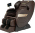 S Track Massage Chair — Full Body Zero Gravity Shiatsu Recliner with Smart Voice Controller, Brown