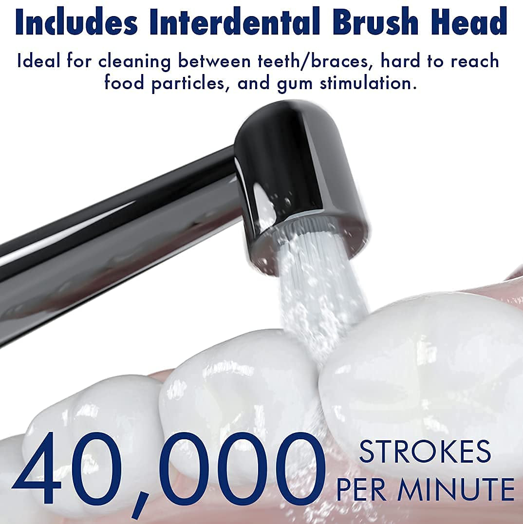 Duo Rechargeable Electric Toothbrush Set – Dual Handle for Adults &amp; Kids