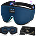 Sleeping Headphones Eye Mask with Bluetooth Wireless Music – 3D Contoured Sleep Mask for Side Sleepers
