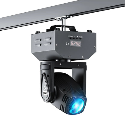 1-Pack 100W Mini LED Moving Head Spotlight – RGBW Stage Light with DMX &amp; Sound Control, 11/13 Channels for DJ, Disco, Club, Party, Wedding, Bar Events