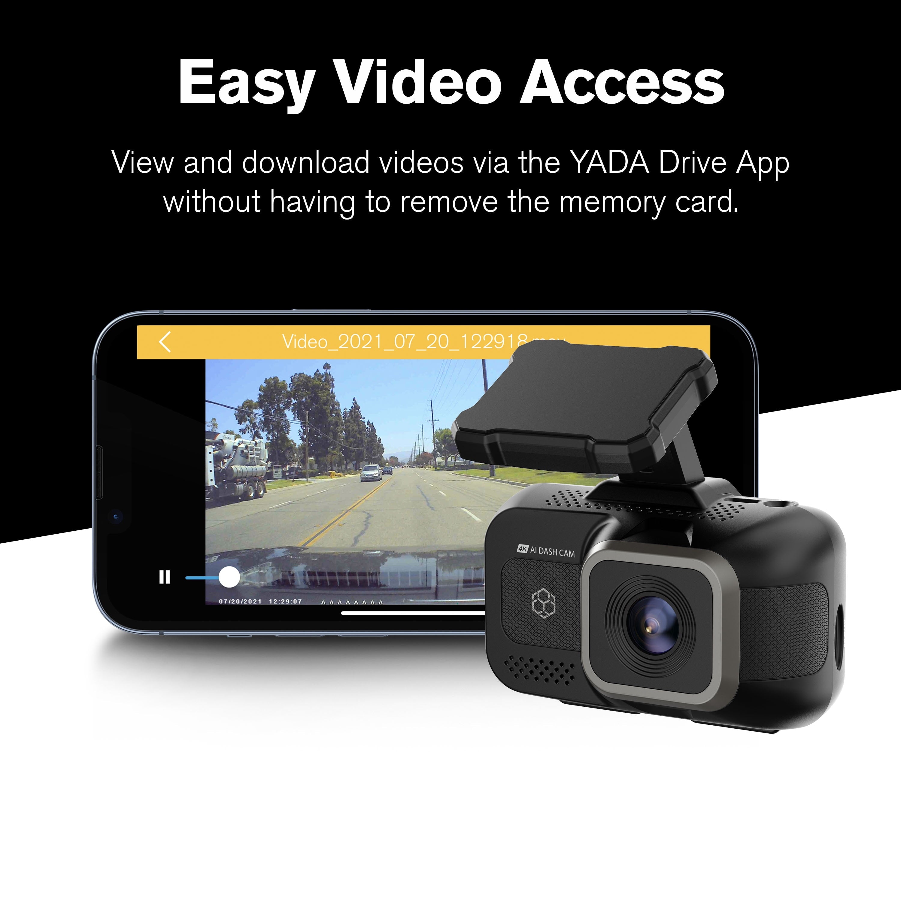 🚘 Roadcam AI PLUS – AI-Powered 4K Dash Cam with 1080P Rear Camera &amp; Full-Coverage Driver Assistance