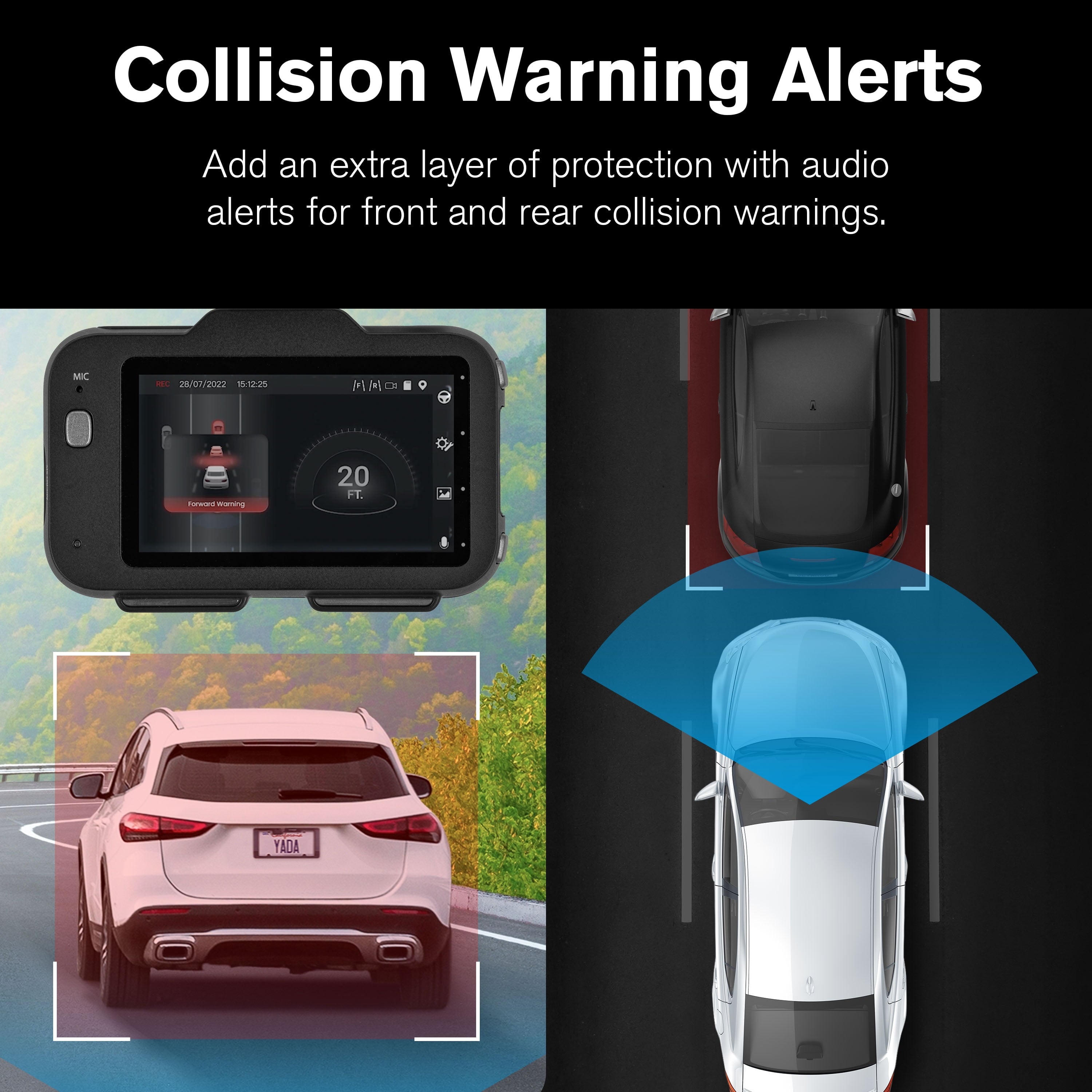 🚘 Roadcam AI PLUS – AI-Powered 4K Dash Cam with 1080P Rear Camera &amp; Full-Coverage Driver Assistance